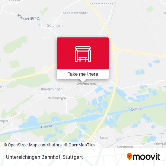Unterelchingen Bahnhof map