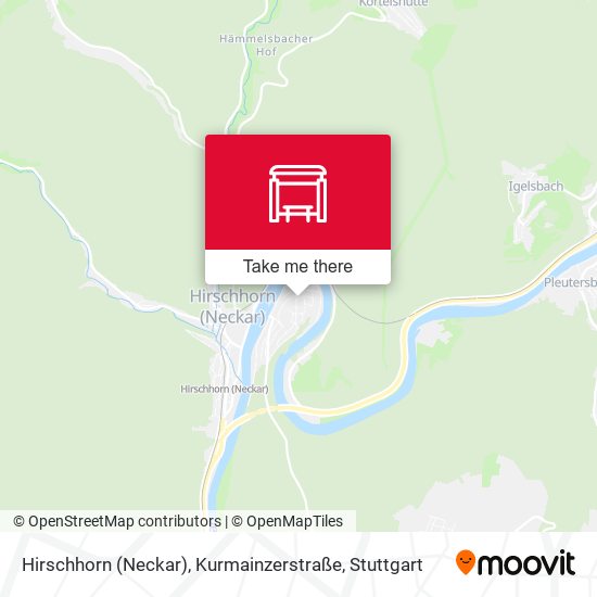 Hirschhorn (Neckar), Kurmainzerstraße map