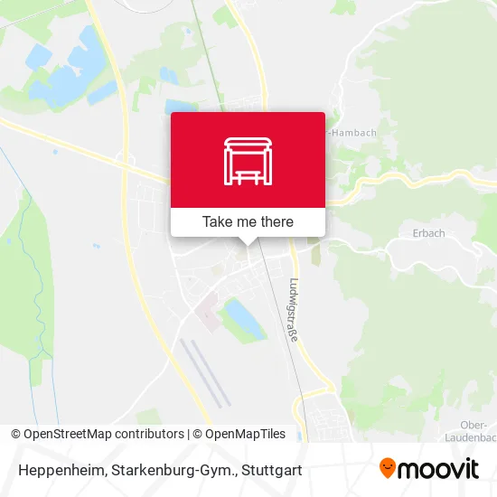 Карта Heppenheim, Starkenburg-Gym.