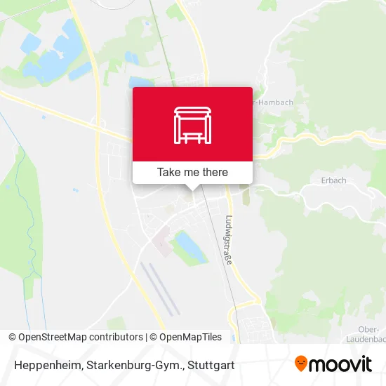 Карта Heppenheim, Starkenburg-Gym.