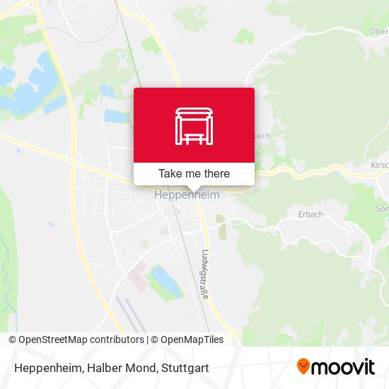 Карта Heppenheim, Halber Mond