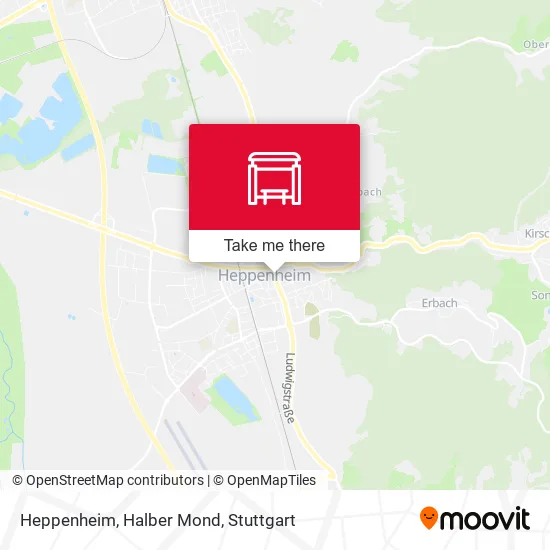 Карта Heppenheim, Halber Mond