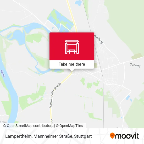 Карта Lampertheim, Mannheimer Straße
