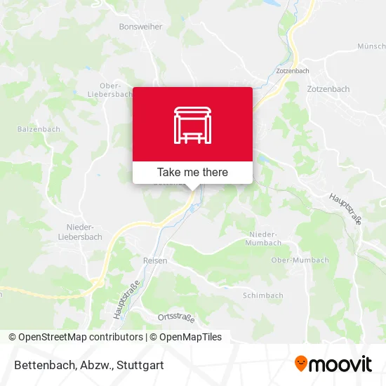 Карта Bettenbach, Abzw.
