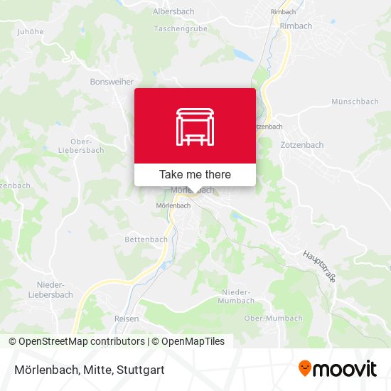 Карта Mörlenbach, Mitte