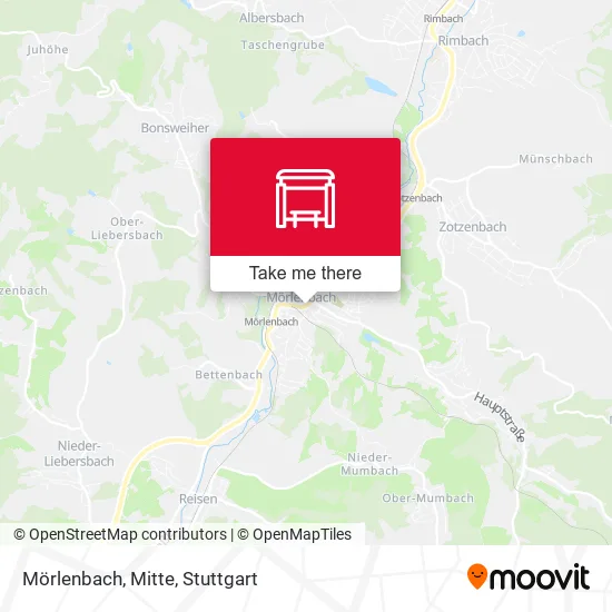 Карта Mörlenbach, Mitte