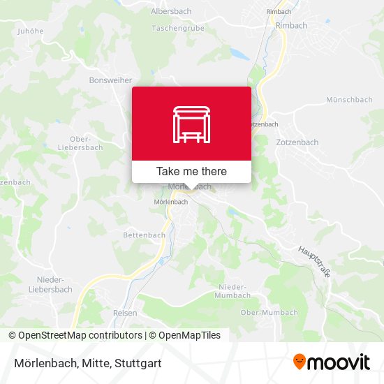 Карта Mörlenbach, Mitte