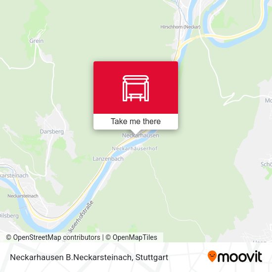 Карта Neckarhausen B.Neckarsteinach