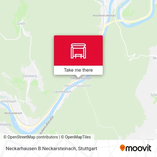 Карта Neckarhausen B.Neckarsteinach