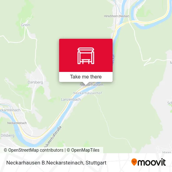 Карта Neckarhausen B.Neckarsteinach