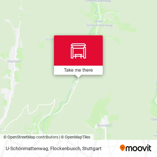Карта U-Schönmattenwag, Flockenbusch