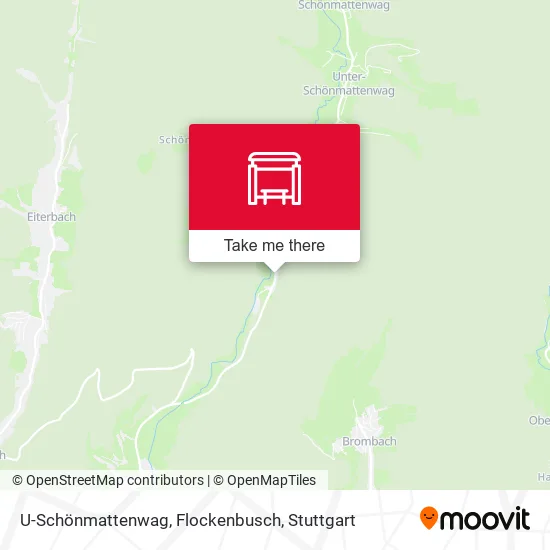 Карта U-Schönmattenwag, Flockenbusch