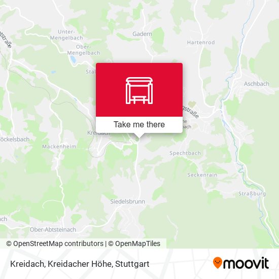 Kreidach, Kreidacher Höhe map