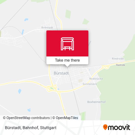 Bürstadt, Bahnhof map