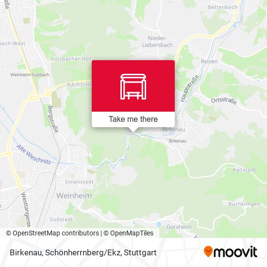Birkenau, Schönherrnberg/Ekz map