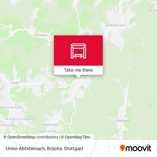 Карта Unter-Abtsteinach, Brücke