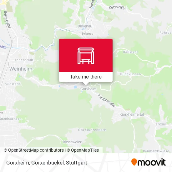 Карта Gorxheim, Gorxenbuckel