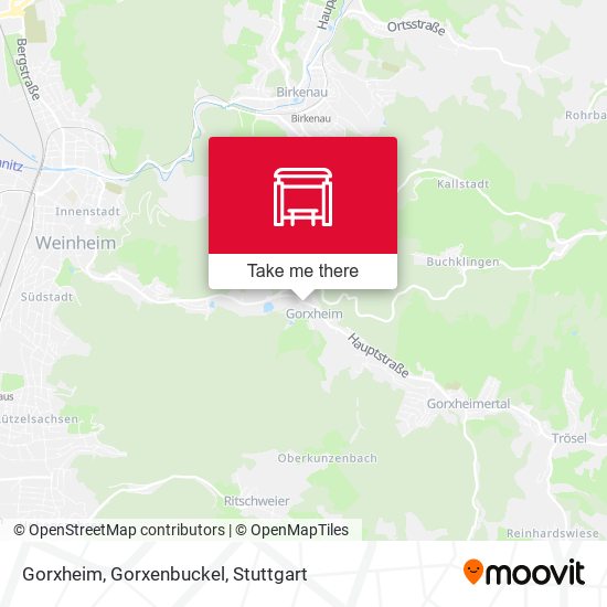 Карта Gorxheim, Gorxenbuckel