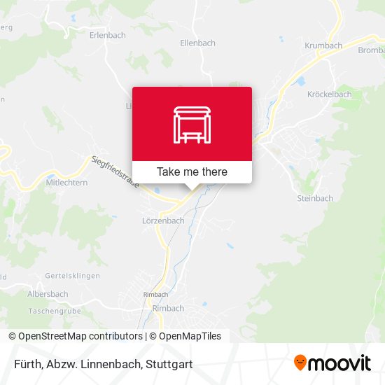 Fürth, Abzw. Linnenbach map