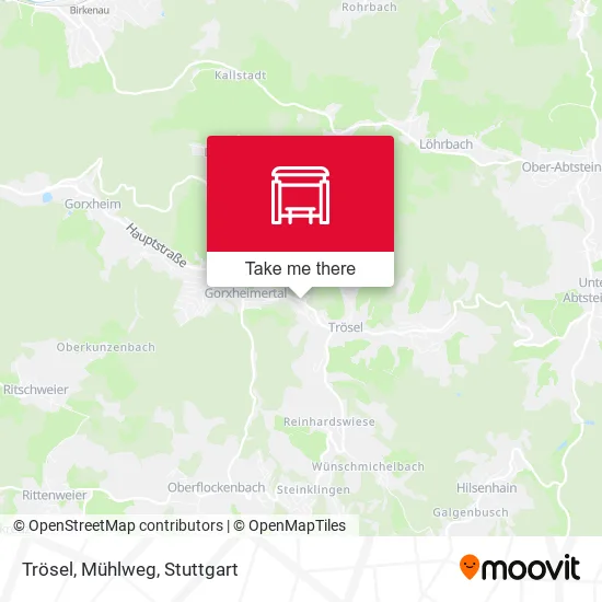 Карта Trösel, Mühlweg