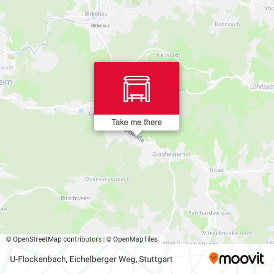 Карта U-Flockenbach, Eichelberger Weg