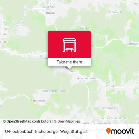 Карта U-Flockenbach, Eichelberger Weg