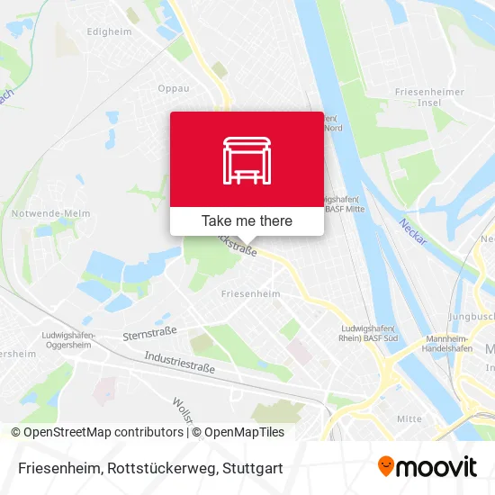 Карта Friesenheim, Rottstückerweg