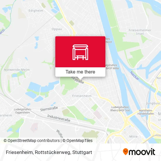 Карта Friesenheim, Rottstückerweg