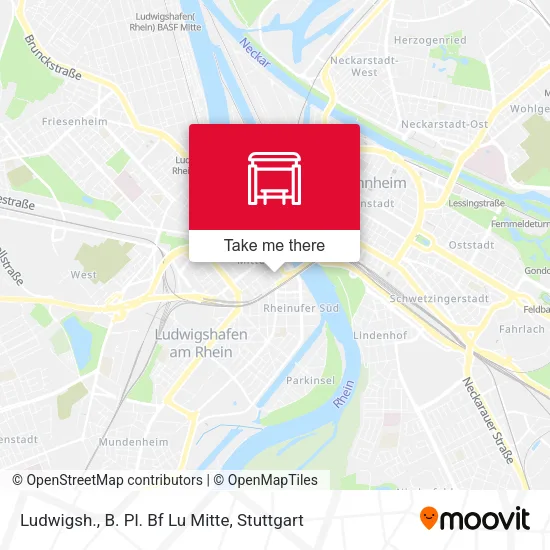 Карта Ludwigsh., B. Pl. Bf Lu Mitte