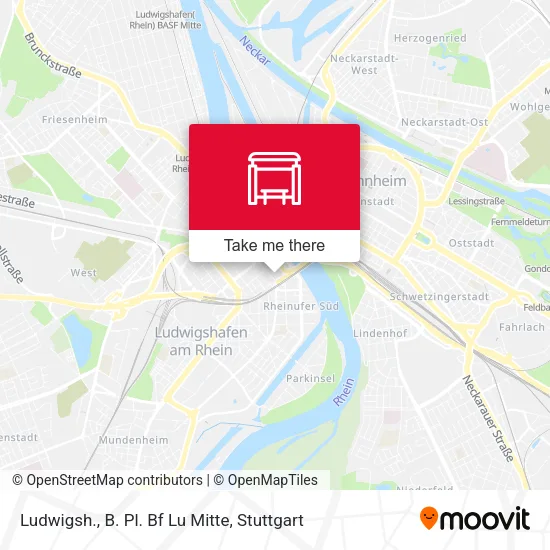 Карта Ludwigsh., B. Pl. Bf Lu Mitte