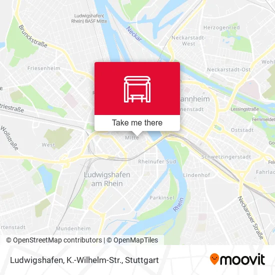 Карта Ludwigshafen, K.-Wilhelm-Str.