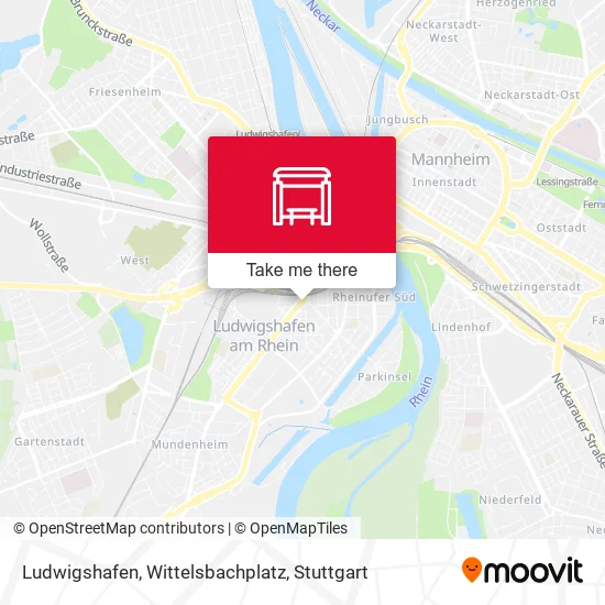 Карта Ludwigshafen, Wittelsbachplatz