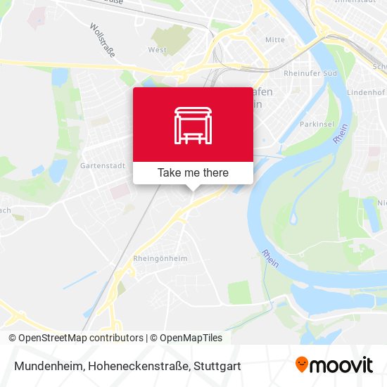 Mundenheim, Hoheneckenstraße map