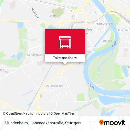 Mundenheim, Hoheneckenstraße map