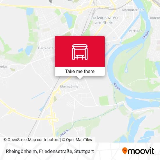 Карта Rheingönheim, Friedensstraße