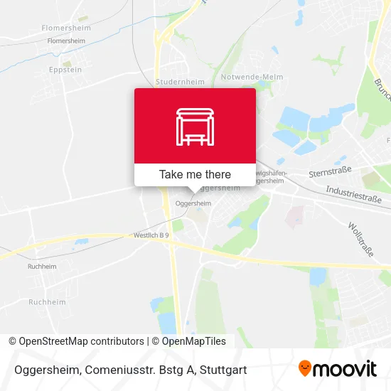 Карта Oggersheim, Comeniusstr. Bstg A