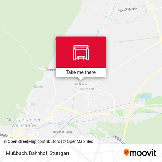 Mußbach, Bahnhof map