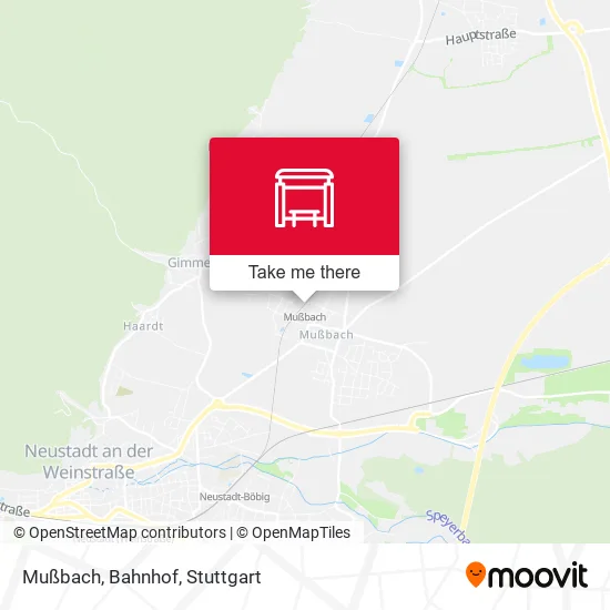 Карта Mußbach, Bahnhof