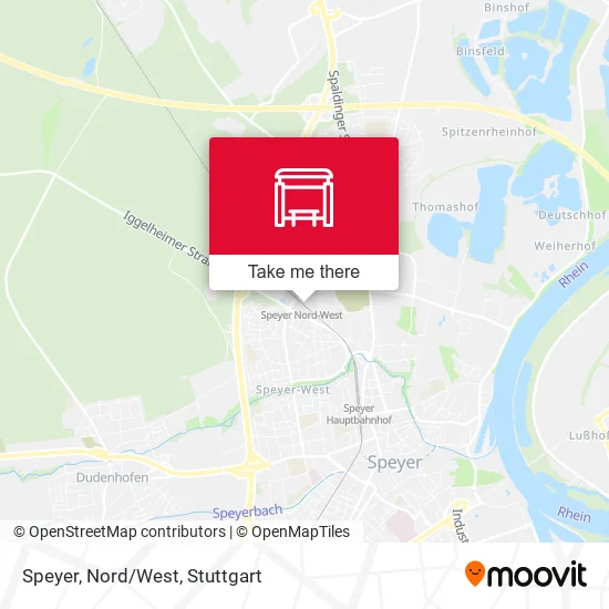 Карта Speyer, Nord/West