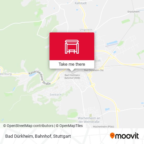Bad Dürkheim, Bahnhof map
