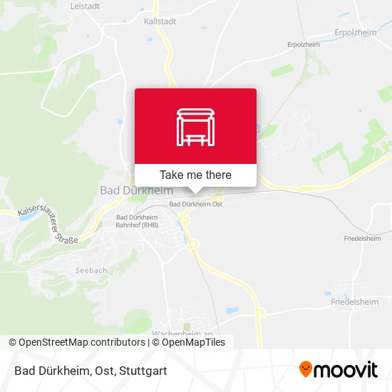 Карта Bad Dürkheim, Ost