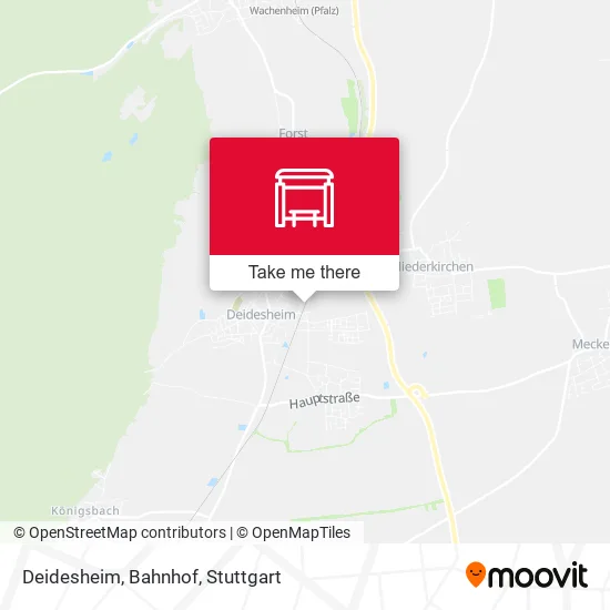 Карта Deidesheim, Bahnhof