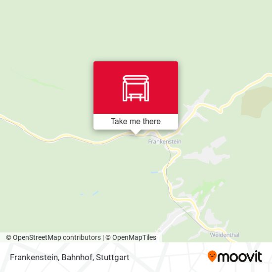 Frankenstein, Bahnhof map
