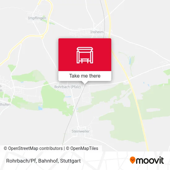 Rohrbach/Pf, Bahnhof map