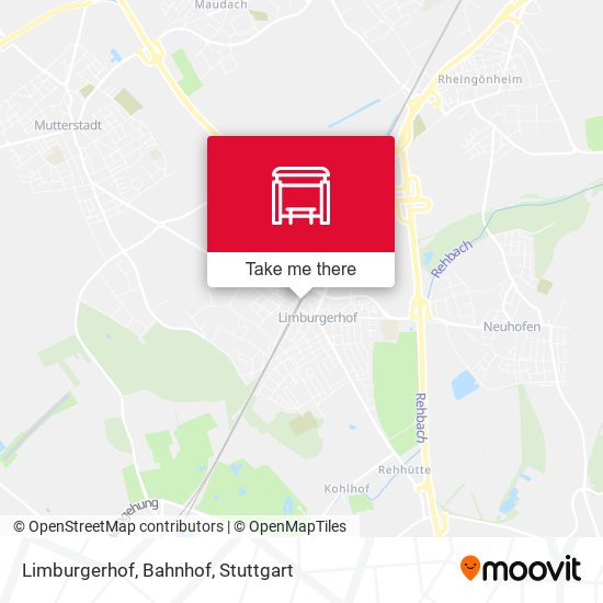Limburgerhof, Bahnhof map