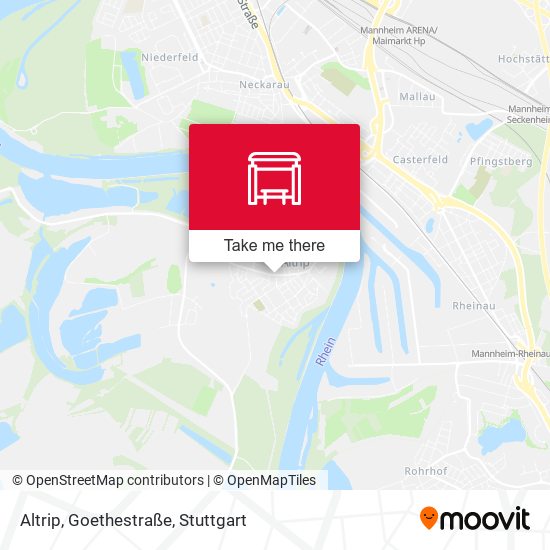 Altrip, Goethestraße map