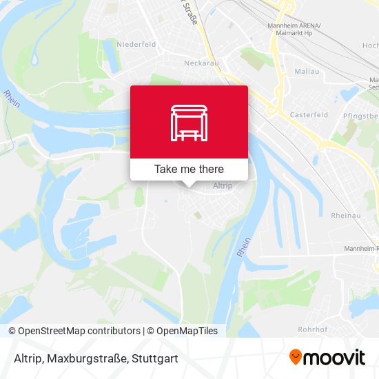 Карта Altrip, Maxburgstraße