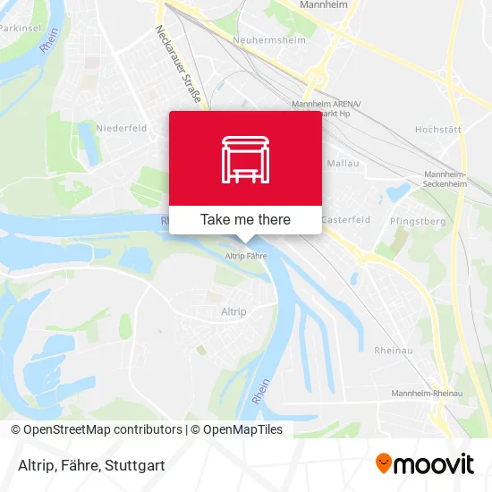 Карта Altrip, Fähre