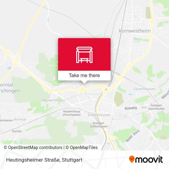 Heutingsheimer Straße map