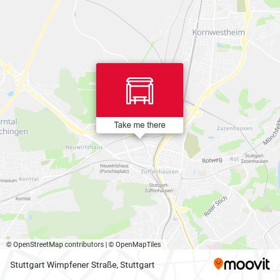 Stuttgart Wimpfener Straße map